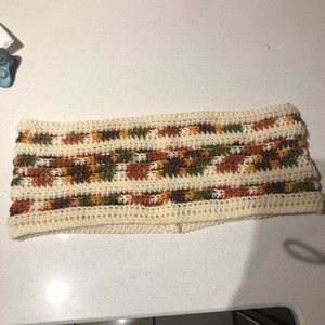 Handmade Infinity Crochet scarf.